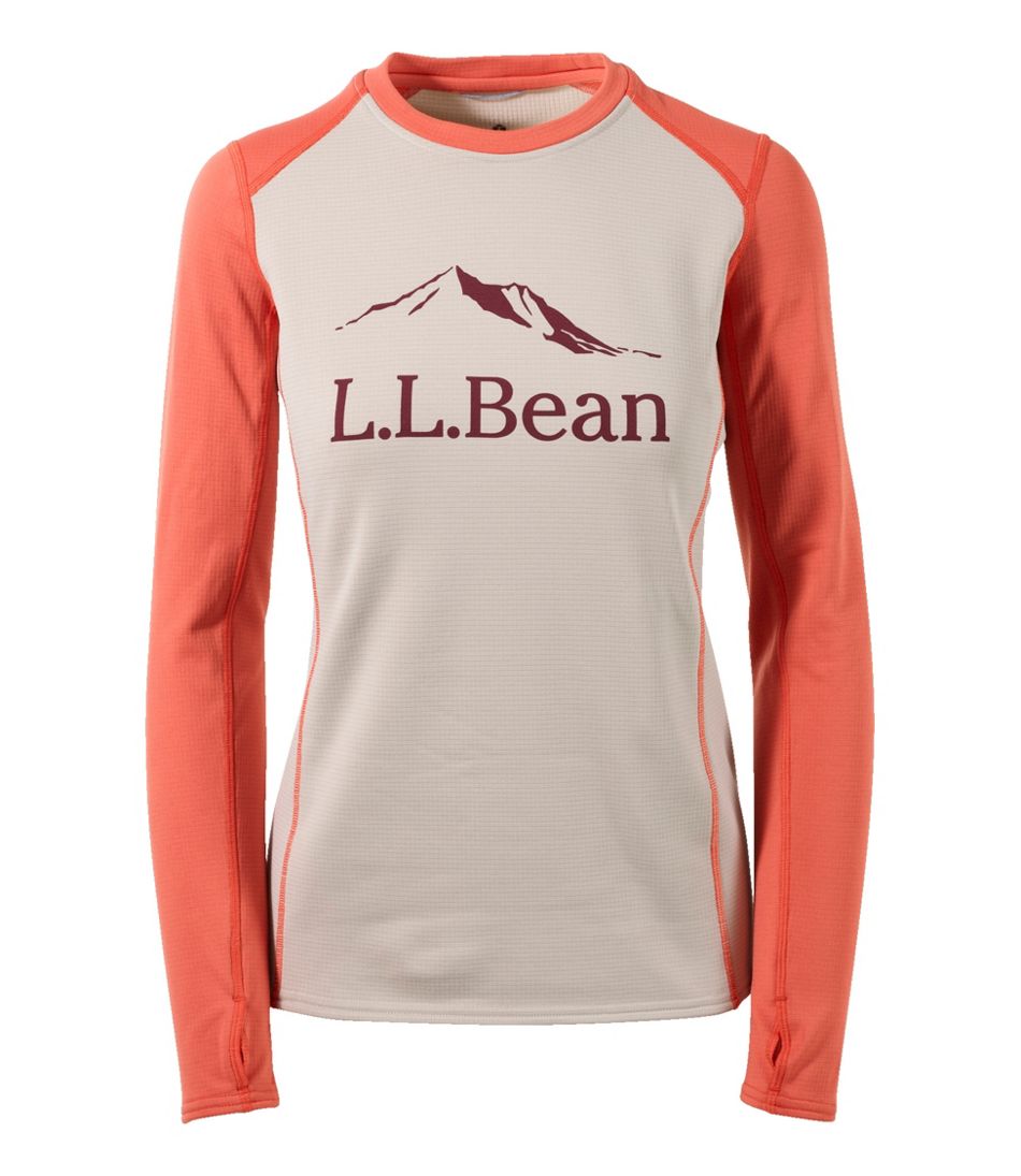 Women's L.L.Bean Midweight Crew Base Layer, Long Sleeve