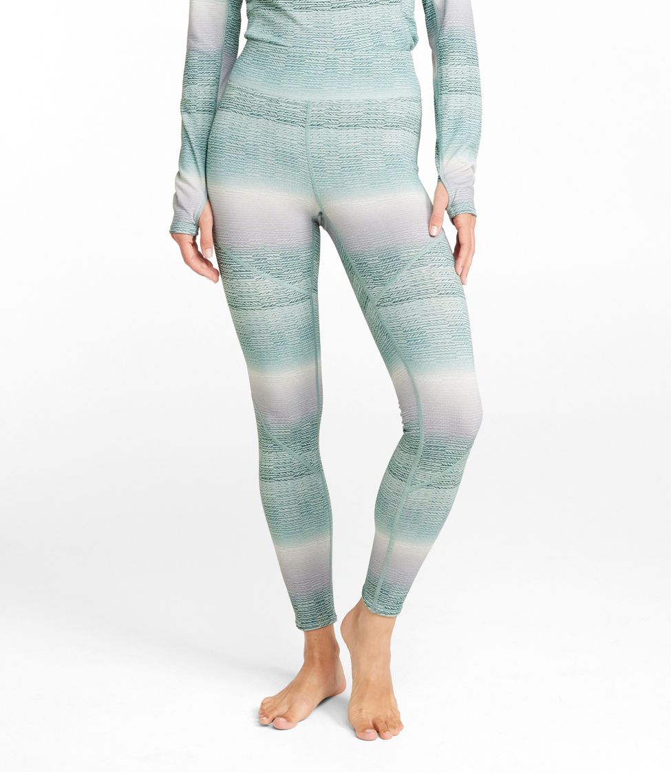 Women's L.L.Bean Heavyweight Base Layer Pants, Print at L.L. Bean