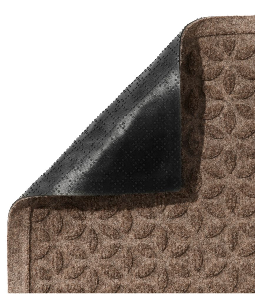 Heavyweight Recycled Waterhog Doormat, Blooming Circles