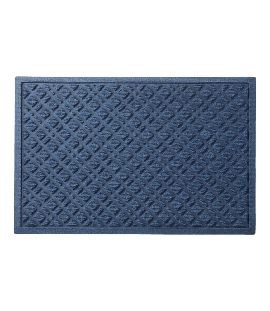 Heavyweight Recycled Waterhog Doormat, Plaid
