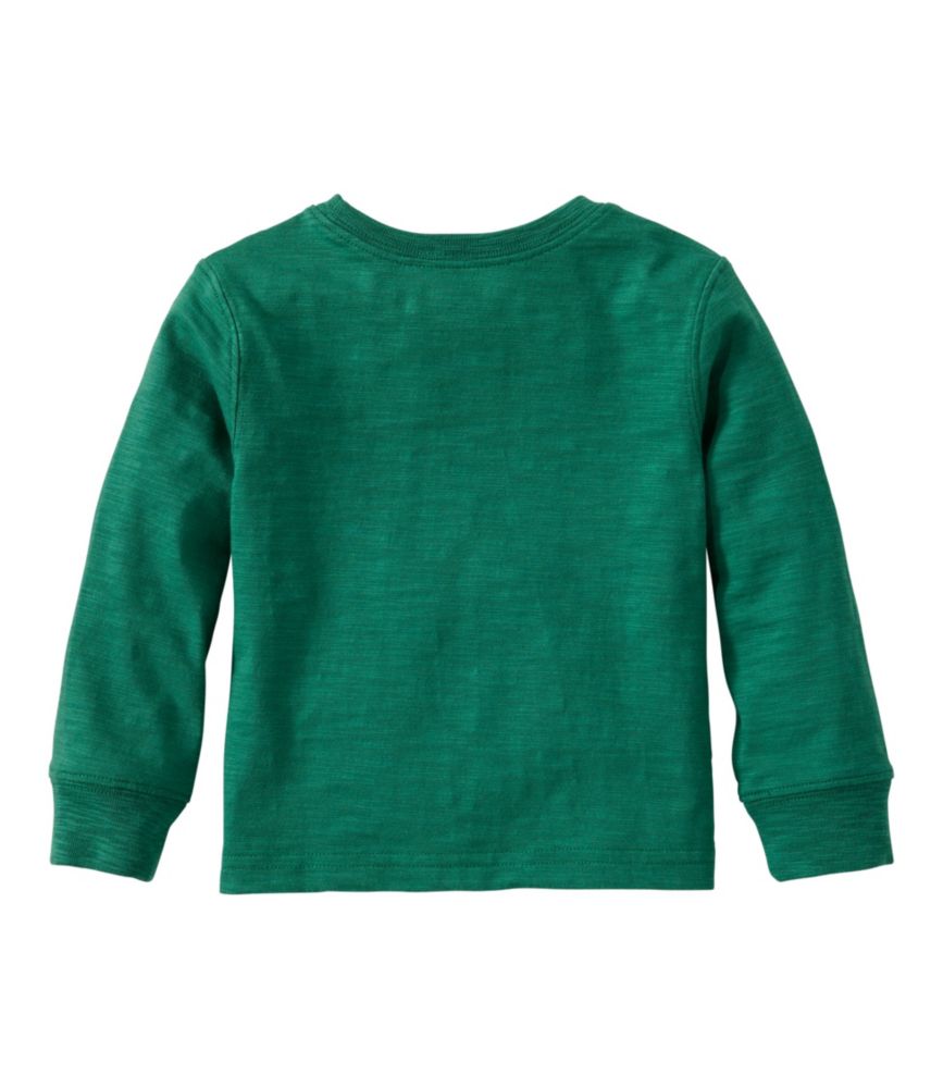 Infants' and Toddlers' Graphic Tee, Long-Sleeve Glow-in-the-Dark, Antique Green Dino, small image number 5