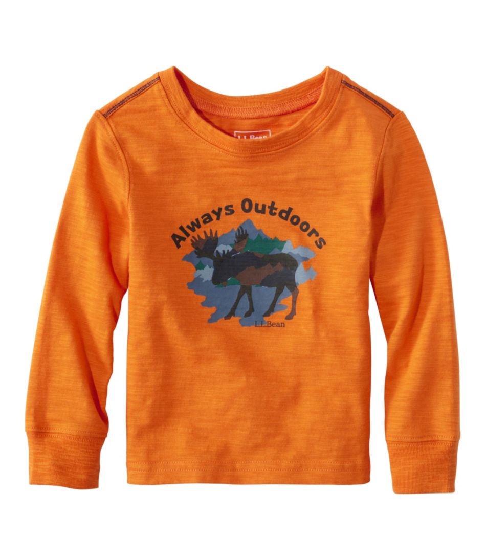 Infants' and Toddlers' Graphic Tee, Long-Sleeve Glow-in-the-Dark