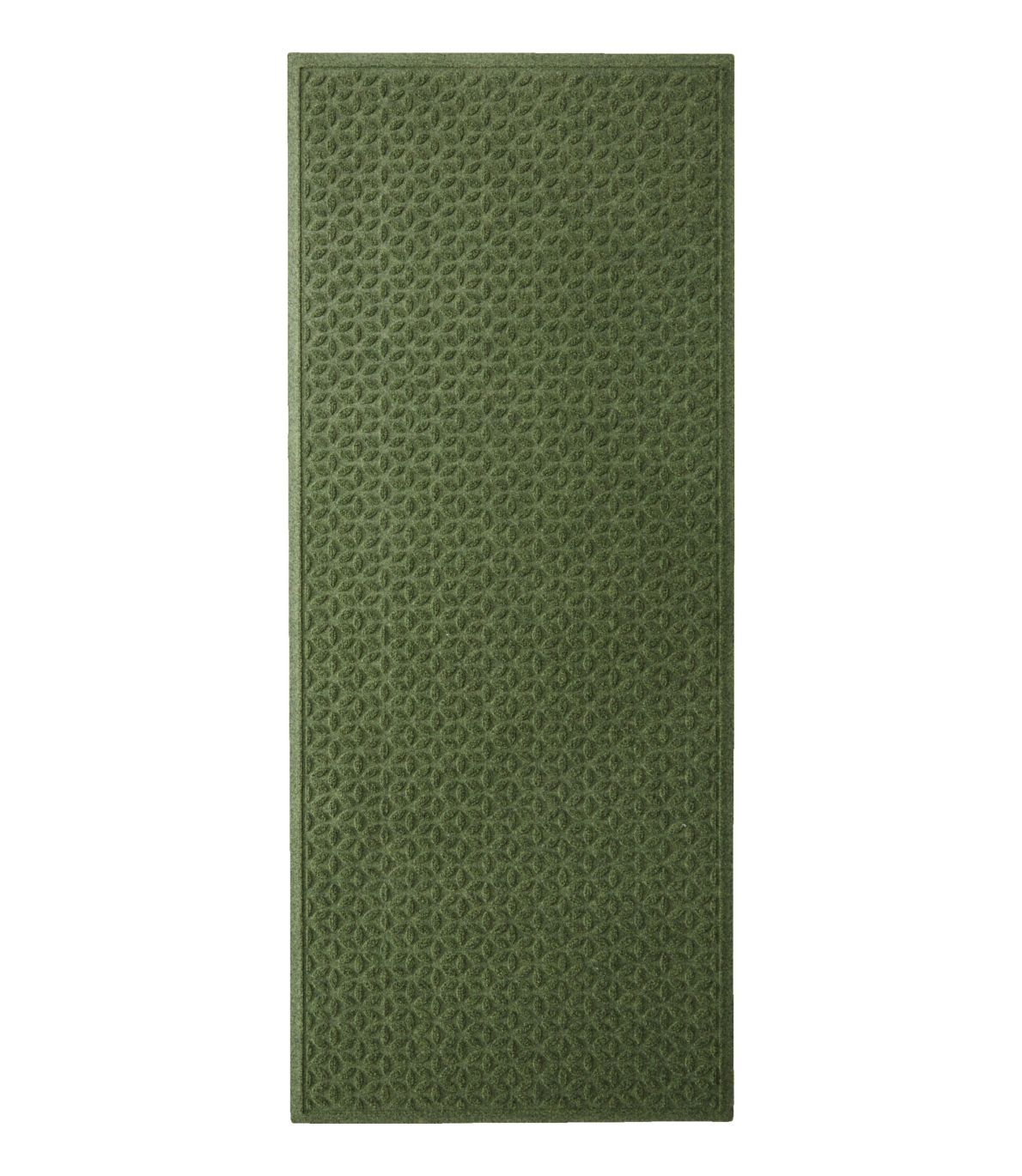 Heavyweight Recycled Waterhog Mat Runner, Blooming Circles