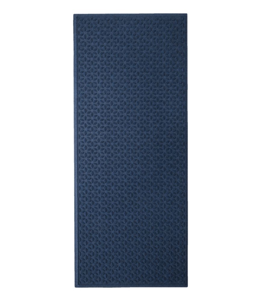 Heavyweight Recycled Waterhog Mat Runner, Blooming Circles