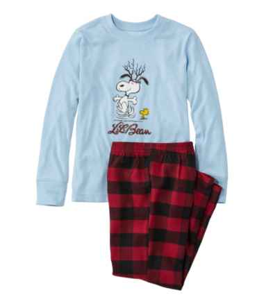 Kids' L.L.Bean X Peanuts Flannel Pajamas