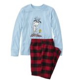 Kids' L.L.Bean X Peanuts Flannel Pajamas