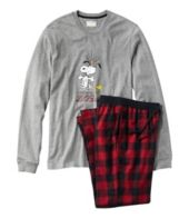 L.L.Bean x Peanuts Men s Camp PJ Set Snoopy Pajamas at L.L.Bean