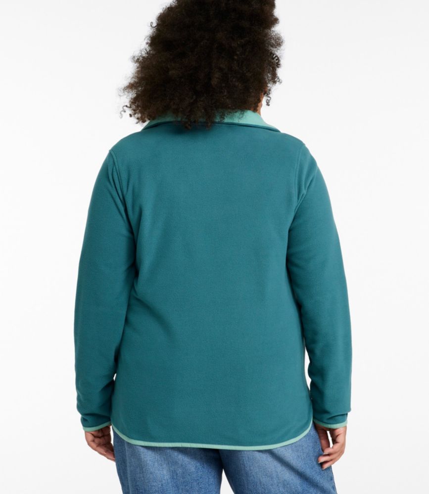 Women's Feather Fleece, Full-Zip, Blue Aster, small image number 3