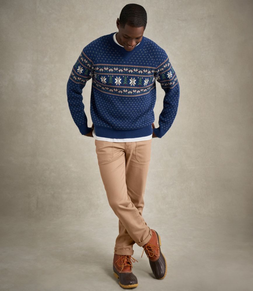 Men's Wicked Soft Cotton/Cashmere Sweater, Crewneck