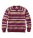  Color Option: Deep Red Fair Isle, $79.