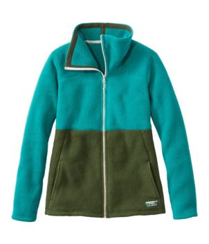 Women's Katahdin Fleece Full-Zip Jacket, Colorblock