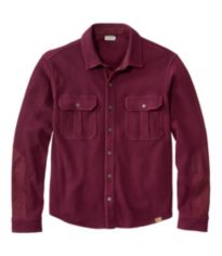 Men's BeanFlex Twill Shirt, Slightly Fitted Untucked Fit, Long-Sleeve