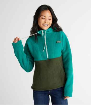 L.L.Bean Sweater Fleece Full Zip Jacket Women's Clothing Pewter : XL