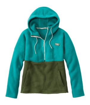 Women's Katahdin Fleece Half-Zip Hoodie, Colorblock