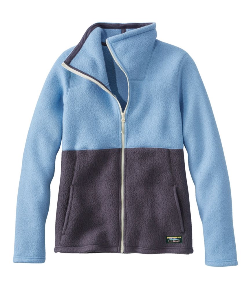 Women's Katahdin Fleece Full-Zip Jacket, Colorblock | Fleece Jackets at ...