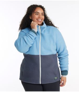 Women's Katahdin Fleece Full-Zip Jacket, Colorblock