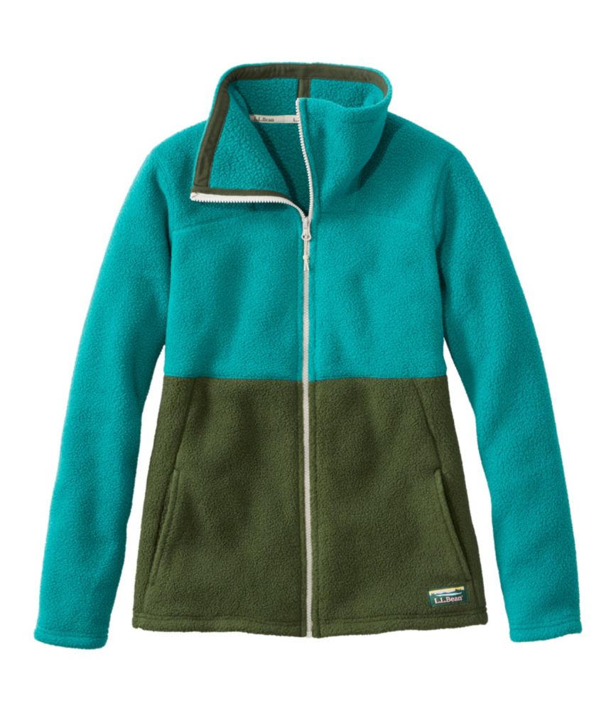 Women's Katahdin Fleece Full-Zip Jacket, Colorblock