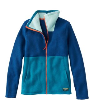 Women's Katahdin Fleece Full-Zip Jacket, Colorblock