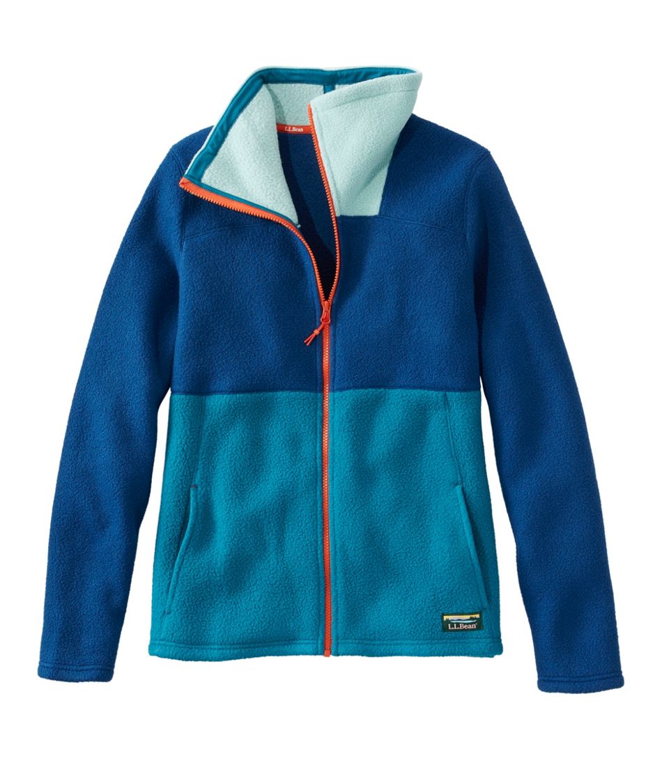 Women's Katahdin Fleece Full-Zip Jacket, Colorblock
