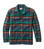 Men's PrimaLoft Lined Chamois Shirt Jac, Traditional Untucked Fit, Plaid