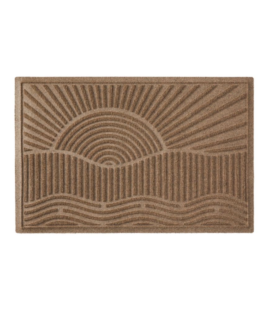 Everyspace Recycled Waterhog Doormat, Sunrise, Camel, small image number 1