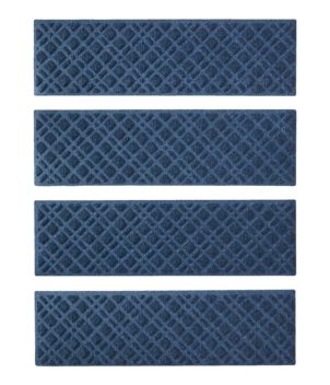 Heavyweight Waterhog Mat, Stair Treads, Set of Four, Plaid
