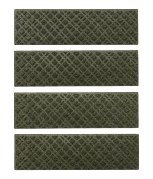 Heavyweight Waterhog Mat, Stair Treads, Set of Four, Plaid