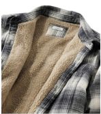 Women's Heritage Chamois Shirt, Sherpa-Lined Shacket Pattern