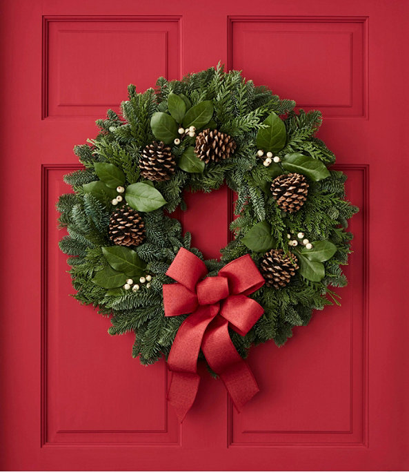 Snow Berry Wreath, One Color, large image number 0