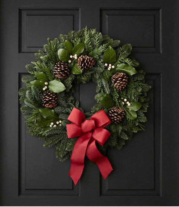 Snow Berry Wreath, One Color, large image number 1