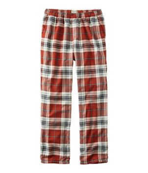 Men's Fleece-Lined Flannel Lounge Pants