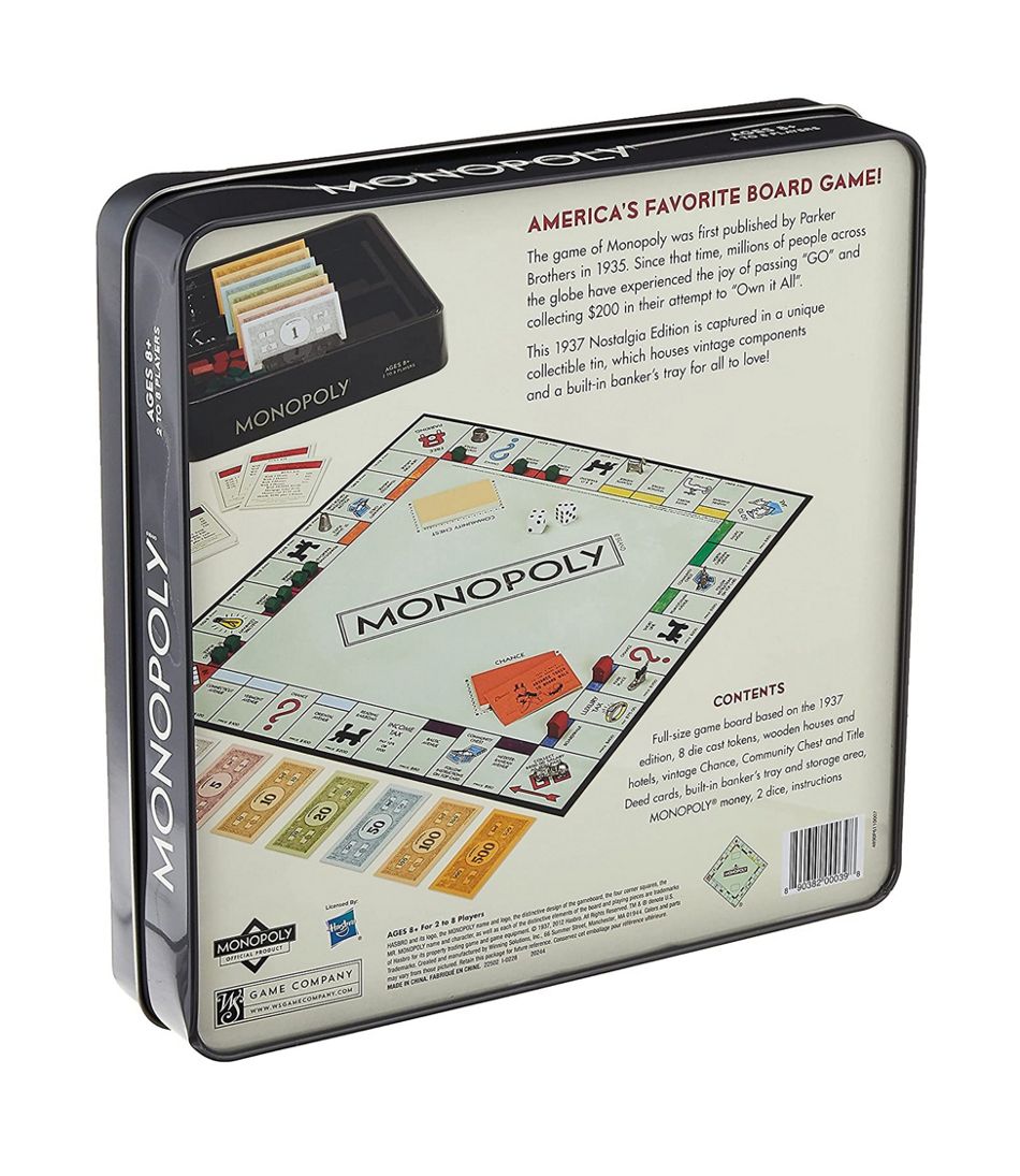 Monopoly Game Tin