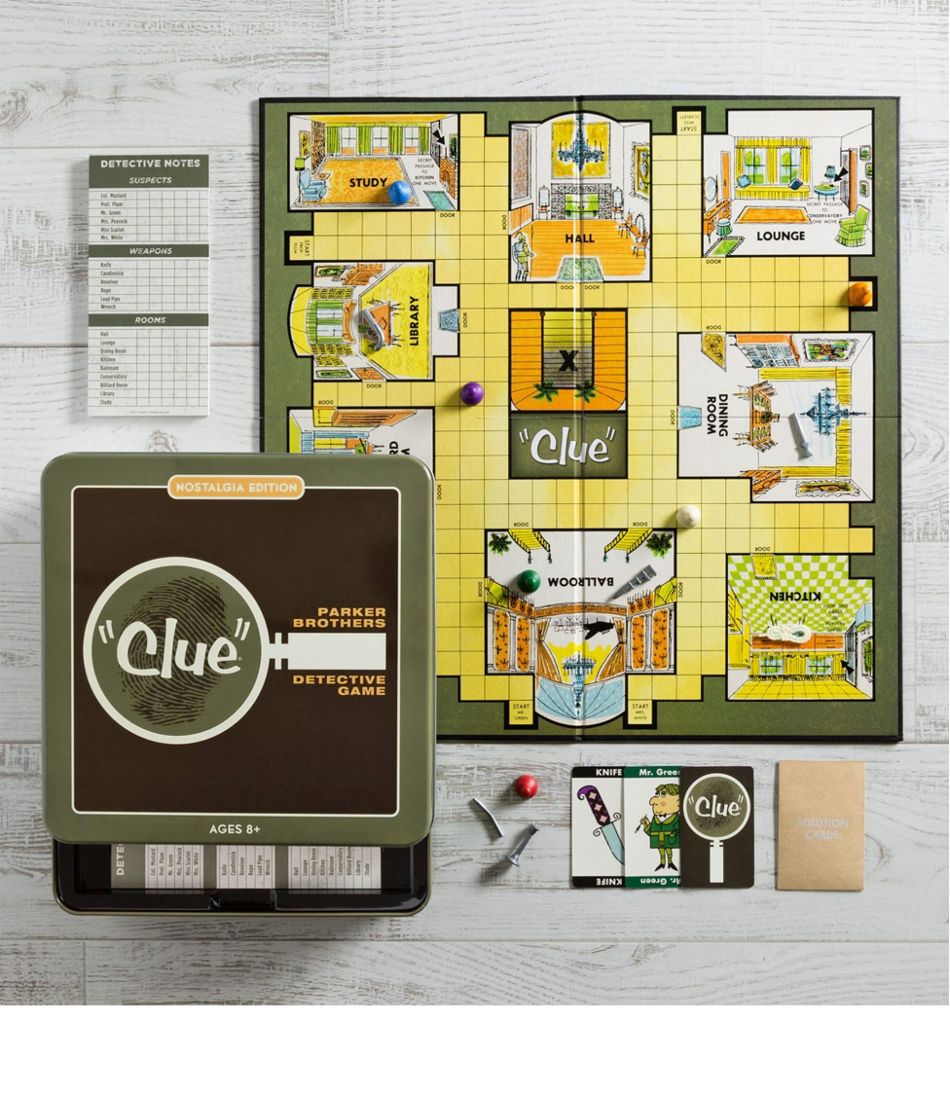 Clue Game Tin