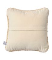 Wool Hooked Throw Pillow, Two Labs, 14 x 20