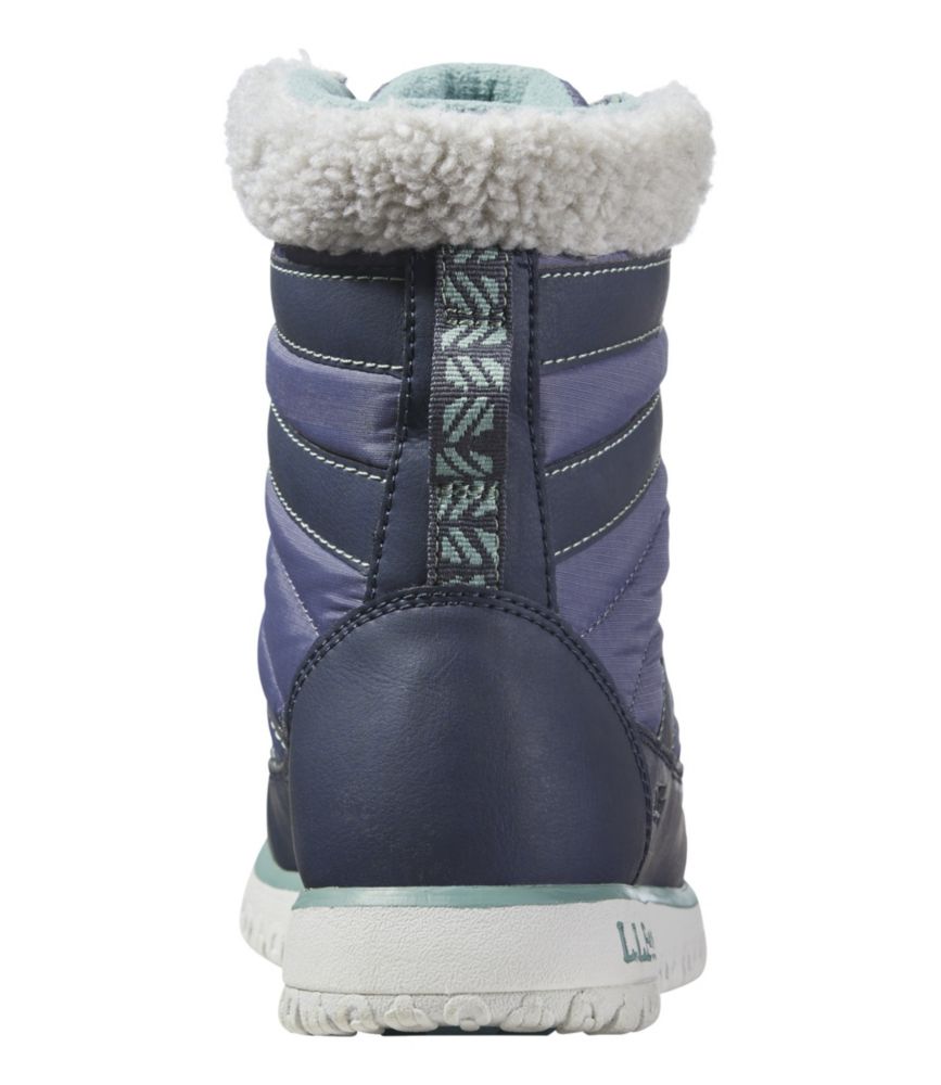 Women's Ultralight Quilted Insulated Boots, Lace-Up, Classic Navy/Midnight, small image number 3