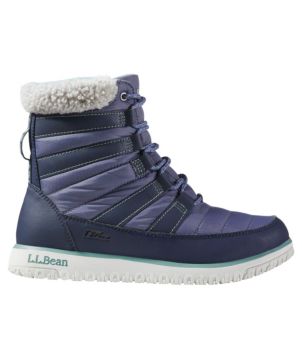 Women's Ultralight Quilted Insulated Boots, Lace-Up