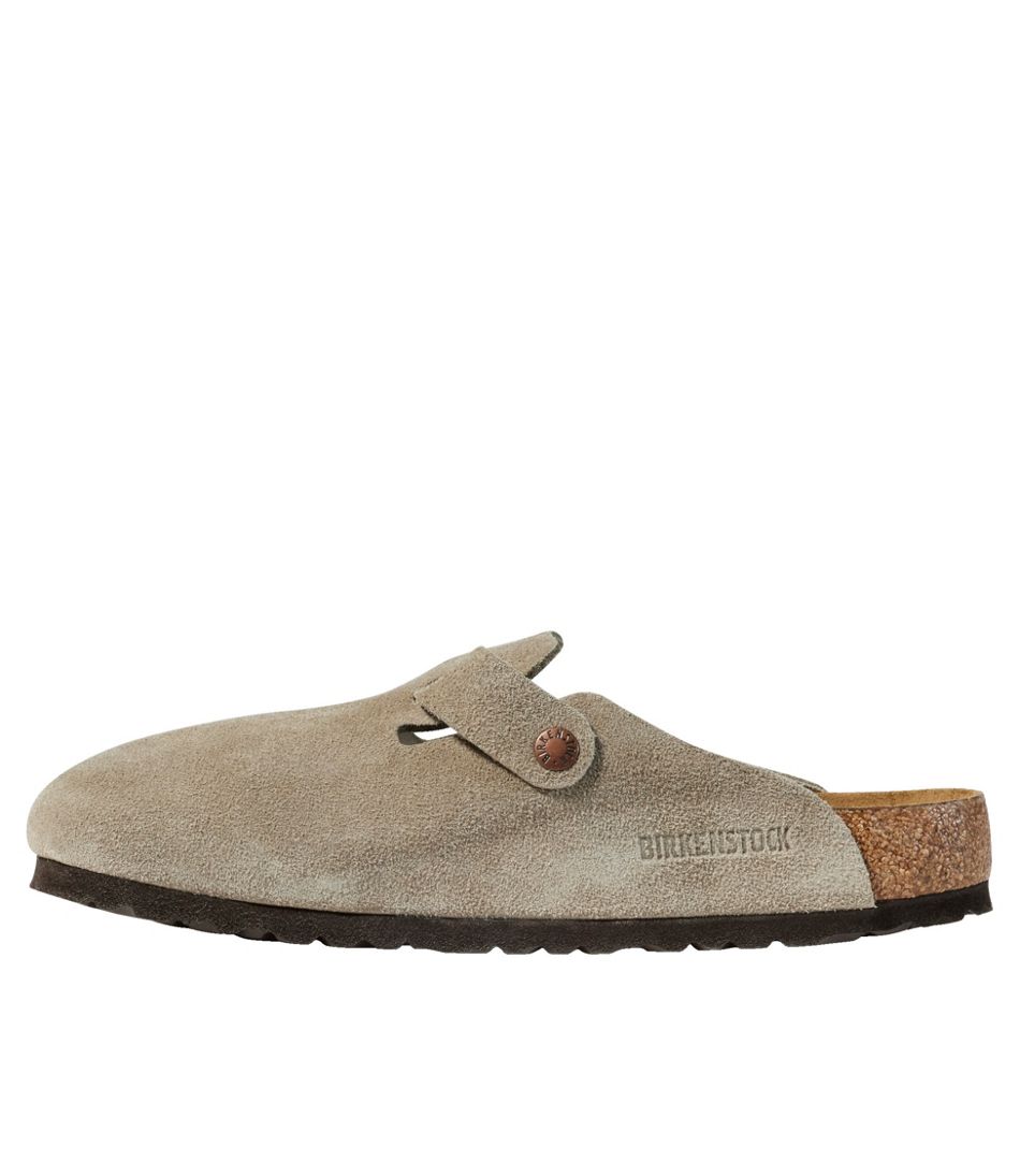Men's Birkenstock Soft Footbed Boston Clogs, Suede | Casual at
