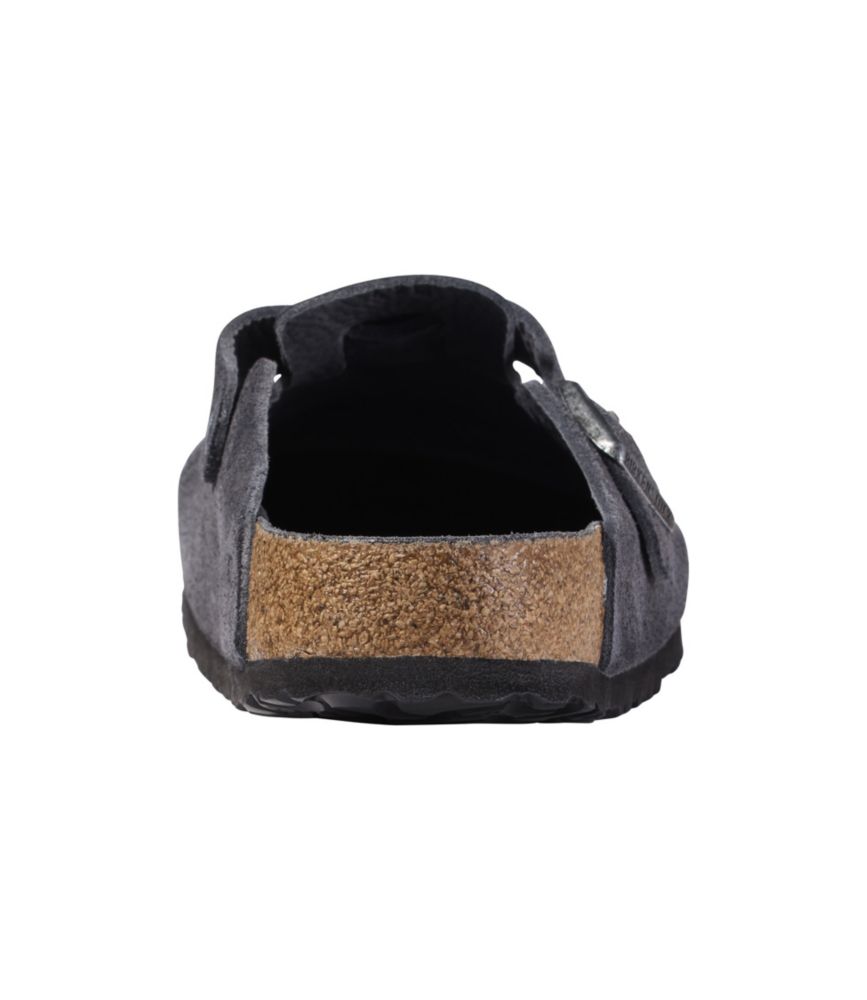 Men's Birkenstock Soft Footbed Boston Clogs, Suede