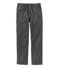 Men's Double L Chinos, Natural Fit, Plain Front, Flannel-Lined