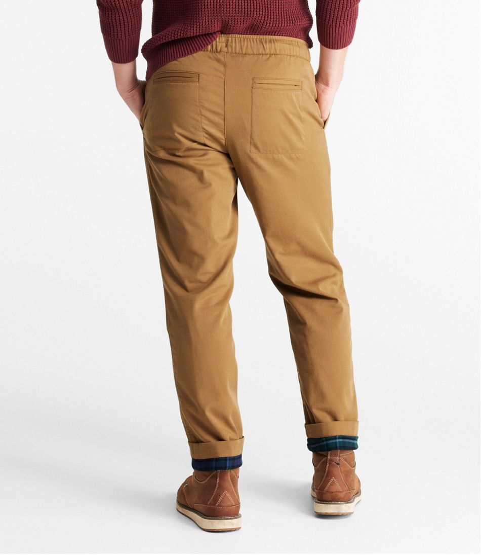 Men's Comfort Stretch Dock Pants, Standard Fit, Flannel-Lined | Pants ...