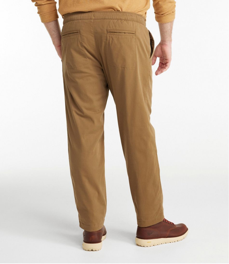 NWT LL Bean Comfort Stretch Dock Pants Standard Fit Straight Leg Men S 28  Walnut