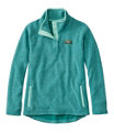 Tumbled Sherpa Fleece Pullover, Warm Teal, small image number 0