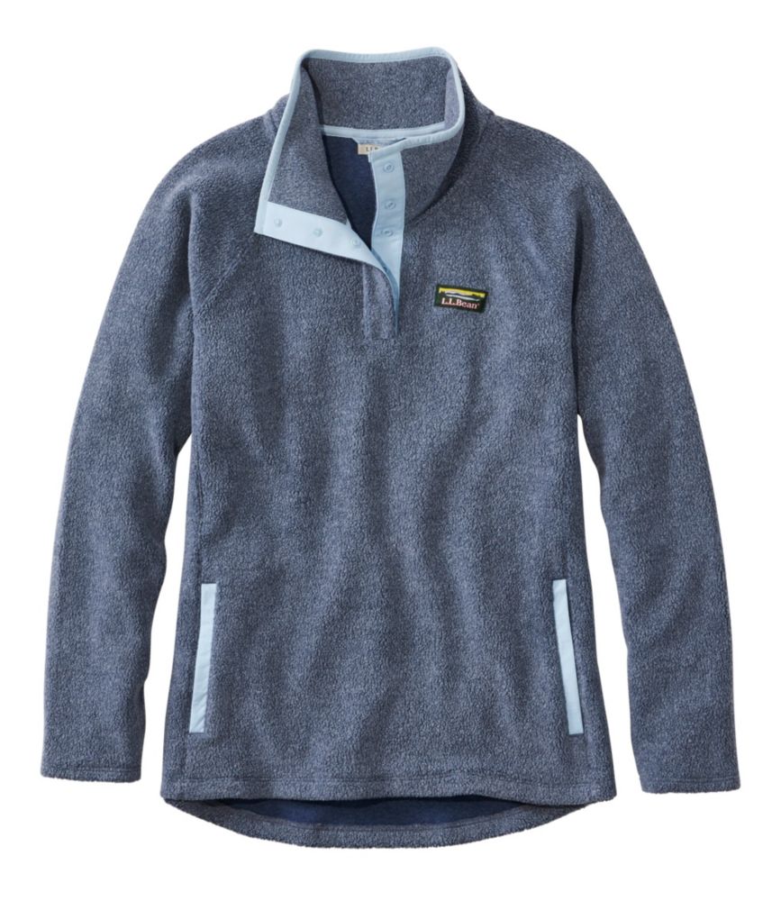 Women's Tumbled Sherpa, Quarter-Snap, Mallard Blue, small image number 1