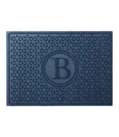 Heavyweight Recycled Waterhog Doormat, Blooming Circles, Personalized