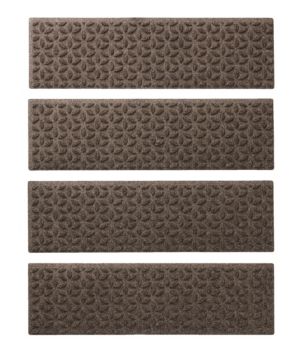 Heavyweight Waterhog Mat, Stair Treads, Set of Four, Blooming Circles