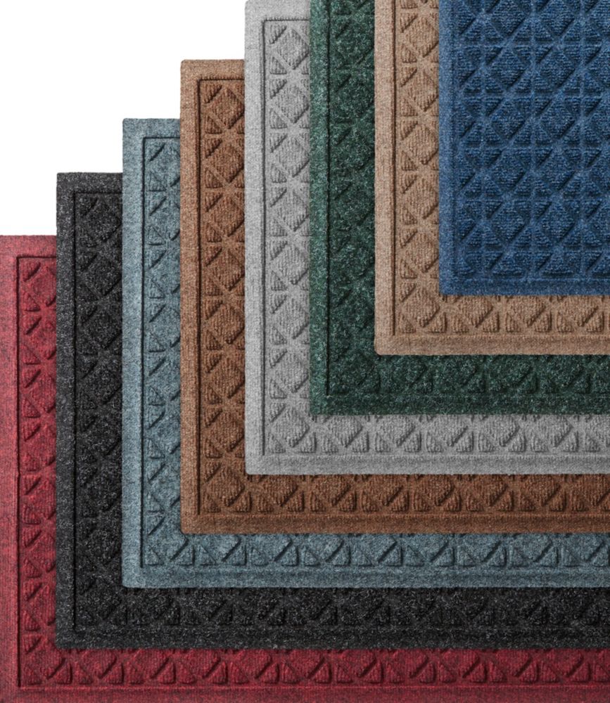 Everyspace Recycled Waterhog Runner, Tiles, Bluestone, small image number 4