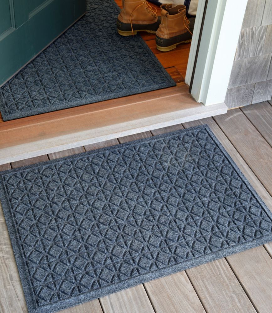 Everyspace Recycled Waterhog Runner, Tiles, Bluestone, small image number 6