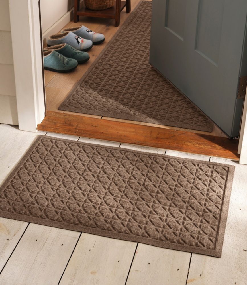 Everyspace Recycled Waterhog Runner, Tiles, Bluestone, small image number 7