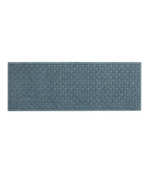 M+A Matting WaterHog Squares Classic Mat, Navy Navy; 4 ft. x 12 ft