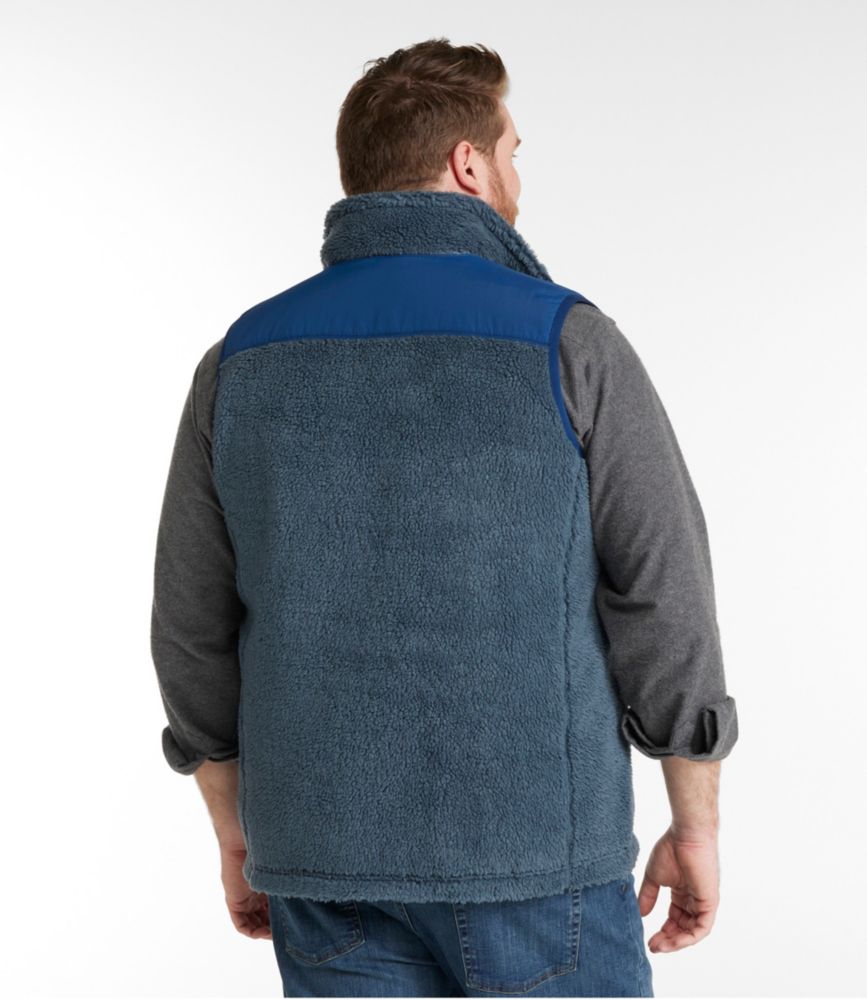 Men's Bean's Sherpa Vest, Adobe Red, small image number 5